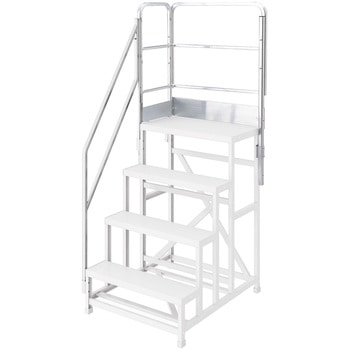 組立作業台 ライトステップ用片側開口手摺 DB-a (手摺のみ) 長谷川工業