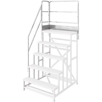 組立作業台 ライトステップ用片側開口手摺 DB-a (手摺のみ) 長谷川工業