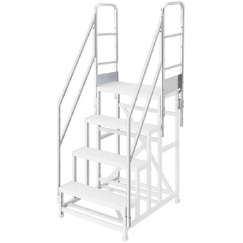 組立作業台 ライトステップ用両側手摺 DBG-a (手摺のみ) 長谷川工業