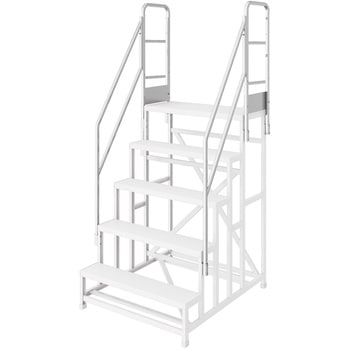 組立作業台 ライトステップ用両側手摺 DBG-a (手摺のみ) 長谷川工業