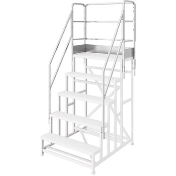 組立作業台 ライトステップ用フルセット手摺 DBG-a (手摺のみ) 長谷川工業