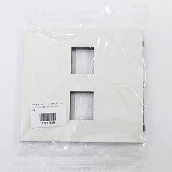 NKPプレート 2連用 2個口 神保電器