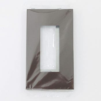 SLPプレート 1連用 3個口 チョコ 神保電器