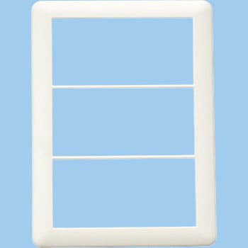 スイッチプレート 3連用 神保電器