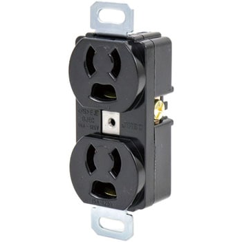 抜止接地形埋込ダブルコンセント 15Aー125V 神保電器