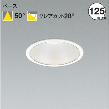 AD52915 100-242V�Ή� �d����̌^ �_�E�����C�g �V���o�[�R�[�� �R�C�Y�~(���򐬊�) ���� �x�[�X�^�C�v Ra82 4000K ������ ���F �z���p�x50�� ��������125��mm  AD52915 67277921