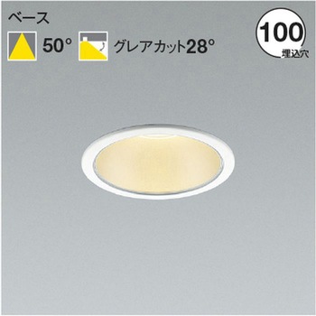 AD52925 100-242V�Ή� �d����̌^ �_�E�����C�g �V���o�[�R�[�� �R�C�Y�~(���򐬊�) ���� �x�[�X�^�C�v Ra82 3000K ������ �d���F �z���p�x50�� ��������100��mm  AD52925 67277975