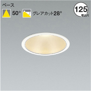 AD52978 100-242V�Ή� �d����̌^ �_�E�����C�g �V���o�[�R�[�� �R�C�Y�~(���򐬊�) ���� �x�[�X�^�C�v Ra82 3000K �d���F �z���p�x50�� �N���X2000lm ��������125mm  AD52978 67278140