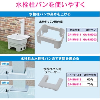 GA-RM004 これエエやん 水栓柱パン ミカゲ ゴム栓つき 1個 GAONA