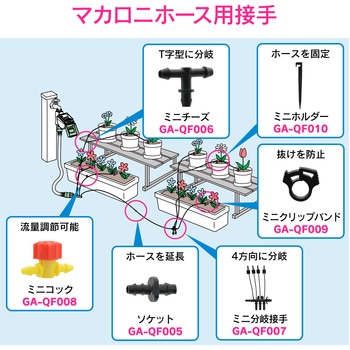 これエエやん 滴下エンド マカロニホース用 ドリップ潅水 GAONA(ガオナ)