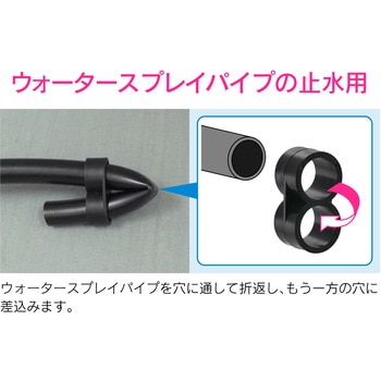 これエエやん プラグ ウォータースプレイパイプ用 接手 潅水 散水 GAONA(ガオナ)