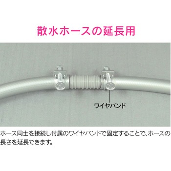 これエエやん ホース接手セット 延長用  バンドつき GAONA(ガオナ)