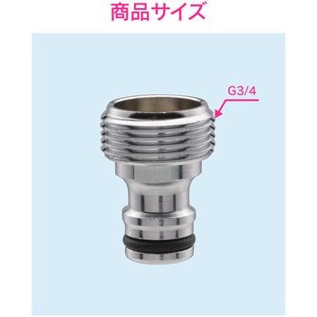 これエエやん メタルネジニップル 内ネジ ワンタッチ接続用 GAONA(ガオナ)