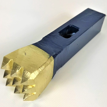 ブロック用ビシャン片面 ナニワ合金