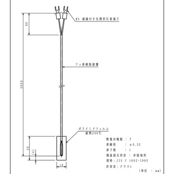 被覆熱電対 林電工