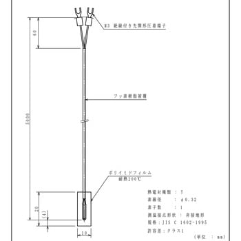 被覆熱電対 林電工