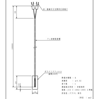 被覆熱電対 林電工