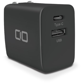 CIO-PDQC20W-BK PD20W&QC対応2ポート充電器 1個 CIO 【通販モノタロウ】