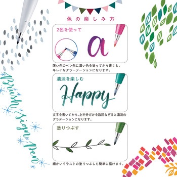 筆タッチサインペン ブルーブラック ぺんてる