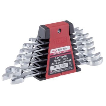 片目片口スパナセット(7本組) イチネンTASCO