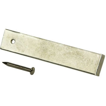 鍬用L型金具 釘付 1個 千吉 【通販モノタロウ】