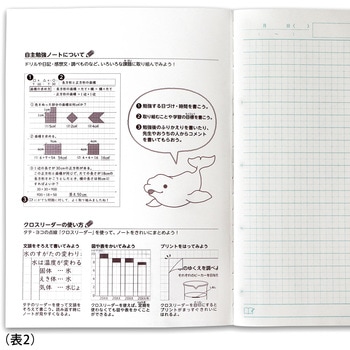 スクールキッズ 自主勉強 日本ノート