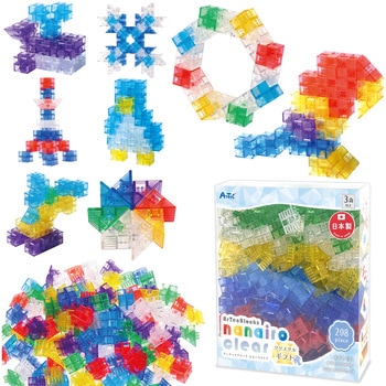 Artecブロック なないろクリア アーテック[学校教材・教育玩具]