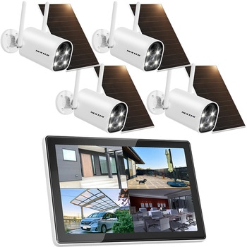 防犯カメラセット(防犯カメラ4台+レコーダー1台) NEXTEC