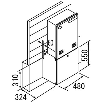 据置用架台KD-7H-S ノーリツ