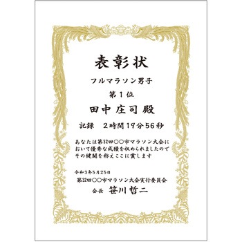 賞状用紙 金刷 タカ印(ササガワ)
