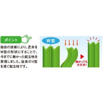 リアル人工芝 クローバーターフ Wタイプ 10mロール巻 PAEグローバル