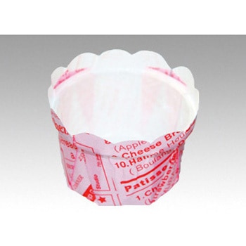 ケーキカップ フラワーポットΦ65JP ピンクベタ英字新聞 平野紙器 平野紙器