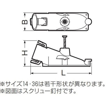 ニューF・ころエンド( VVFケーブルころがし配線用エンドカバー)スクリュー釘付 未来工業
