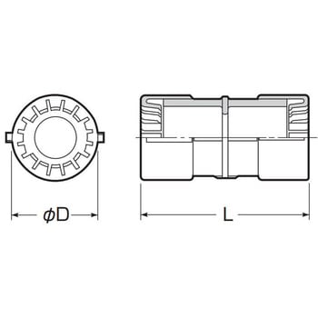 カップリングPF管用 未来工業