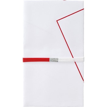 祝金封 赤白7本斜折 5枚パック マルアイ