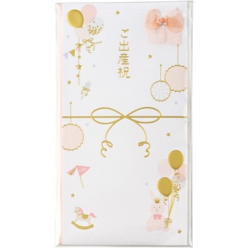 ラ・フェット 出産祝多当 ピンク マルアイ