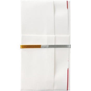 コットン祝金封 銀鶴 短冊4枚入 マルアイ