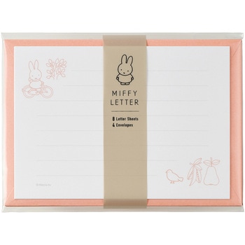 ミッフィー横型レター ピンク マルアイ