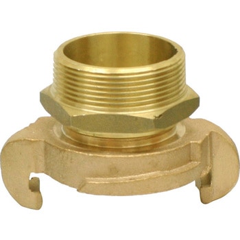 【媒介金具】黄銅製 中島式X管用テーパネジ男(R) 岩崎製作所