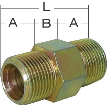 【東洋型カップリング用】鉄製 ダブルスパット 岩崎製作所