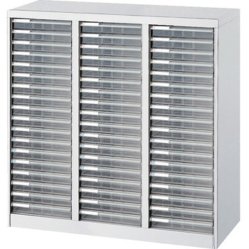 アバンテV2フロアケース A4×3列 ニューグレー ナカバヤシ