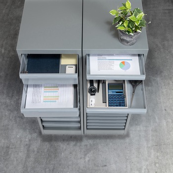 アバンテV2フロアケース カラートレータイプ/アッシュグレー ナカバヤシ