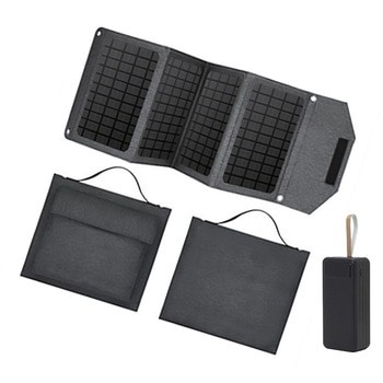 大容量コンパクトバッテリー&ソーラーパネルセット ファミリー・ライフ