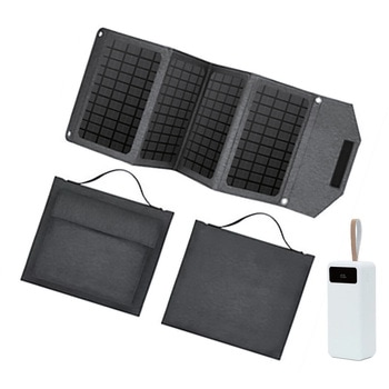 大容量コンパクトバッテリー&ソーラーパネルセット ファミリー・ライフ
