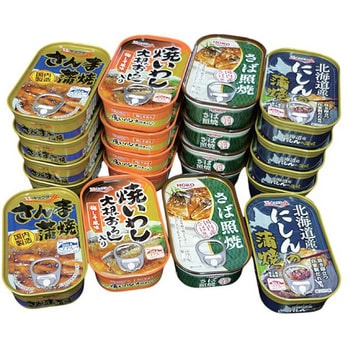 お魚惣菜バラエティ缶詰 4種×各5缶 ファミリー・ライフ
