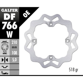 Galfer / ガルファー ブレーキディスク Fixed Wave | DF766W GALFER(ガルファー)
