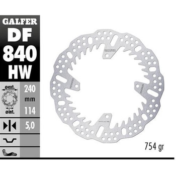 Galfer / ガルファー ブレーキディスク フィックスドシャーク リア | DF840HW GALFER(ガルファー)