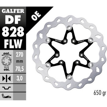 Galfer / ガルファー ブレーキディスク フロートウェーブ | DF828FLW GALFER(ガルファー)