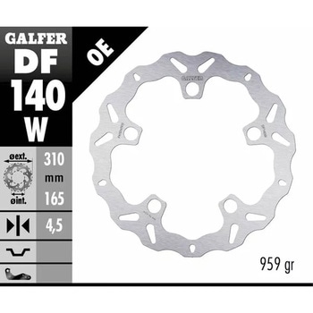 Galfer / ガルファー ブレーキディスク Wave Fixed | DF140W GALFER(ガルファー)