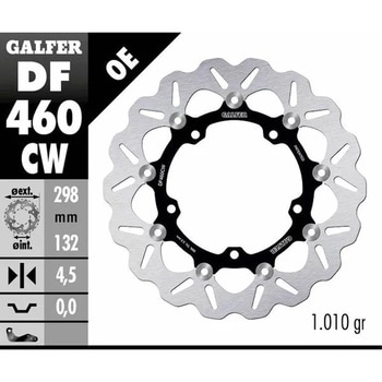 Galfer / ガルファー ブレーキディスク Wave Float | DF460CW GALFER(ガルファー)